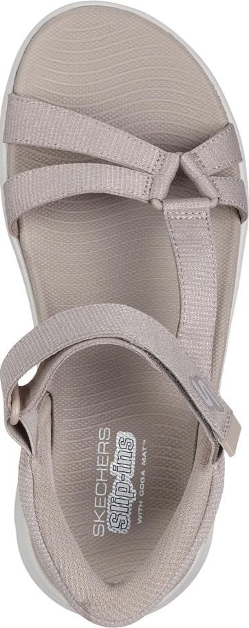 SKECHERS # GO WALK FLEX SANDALES BEIGE