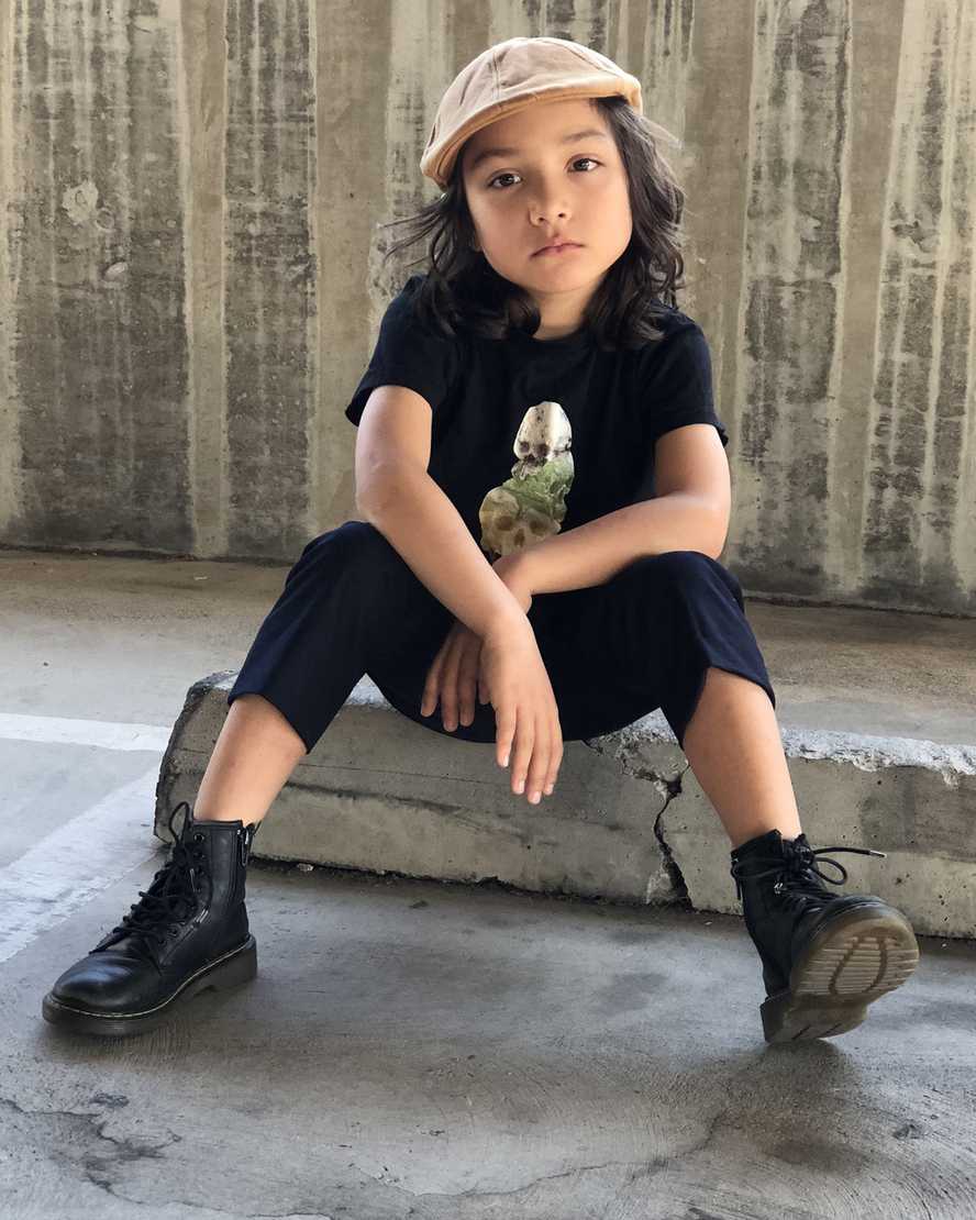 DR MARTENS # 1460 JUNIOR NOIR SOFTY T