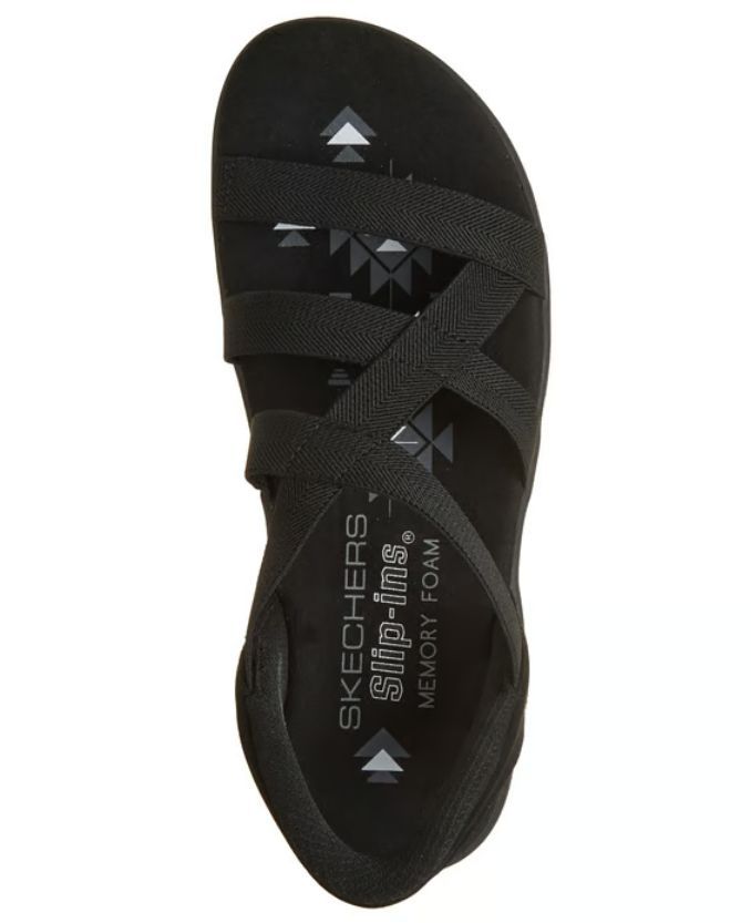 SKECHERS # REGGAE SLIM STRETCH NOIR
