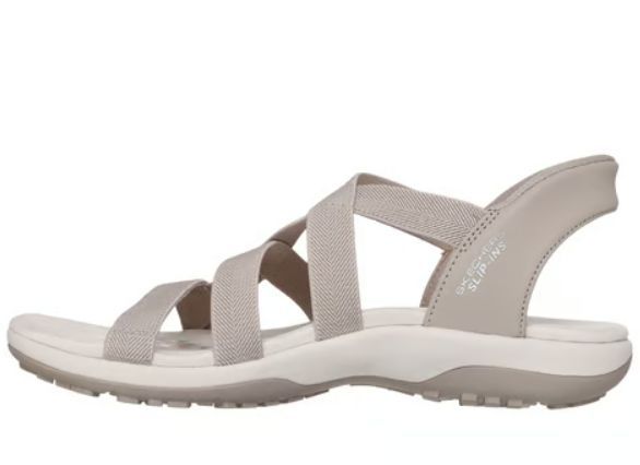 SKECHERS # REGGAE SLIM STRETCH TAUPE
