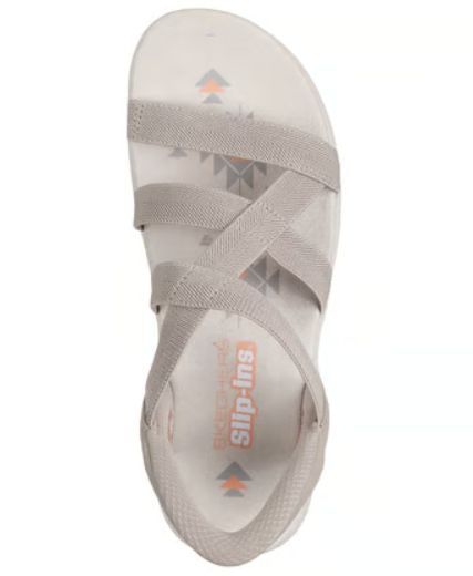SKECHERS # REGGAE SLIM STRETCH TAUPE