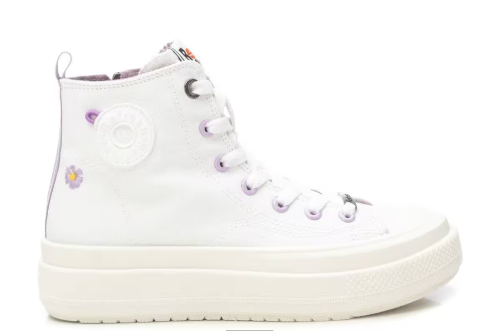 REFRESH # 172561 BOTTINE BLANC/MAUVE