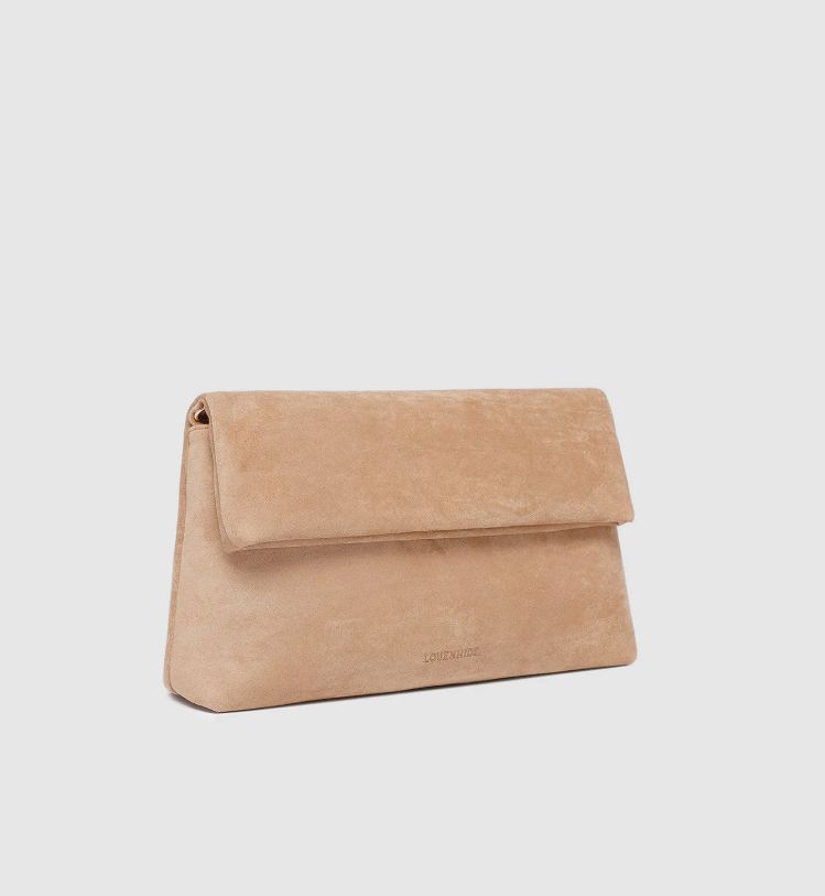 LOUHENHIDE # LUKA SUEDE CLUTCH CROSSBODY