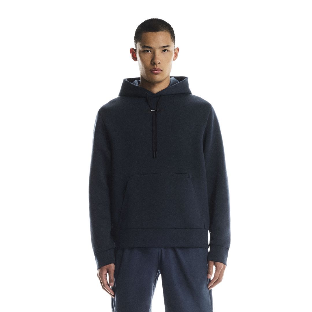 ON RUNNING # FOCUS TECH HOODIE NAVY