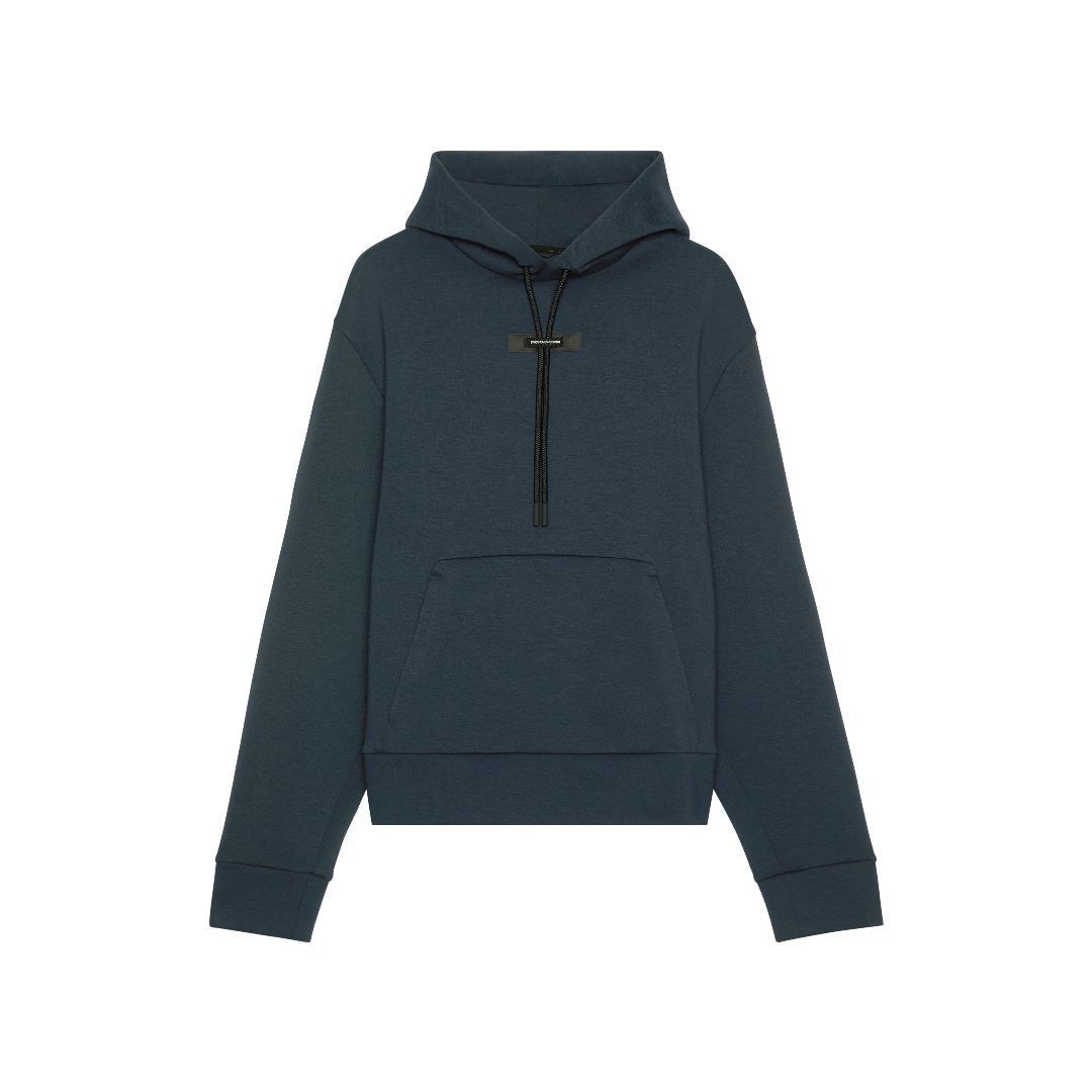 ON RUNNING # FOCUS TECH HOODIE NAVY