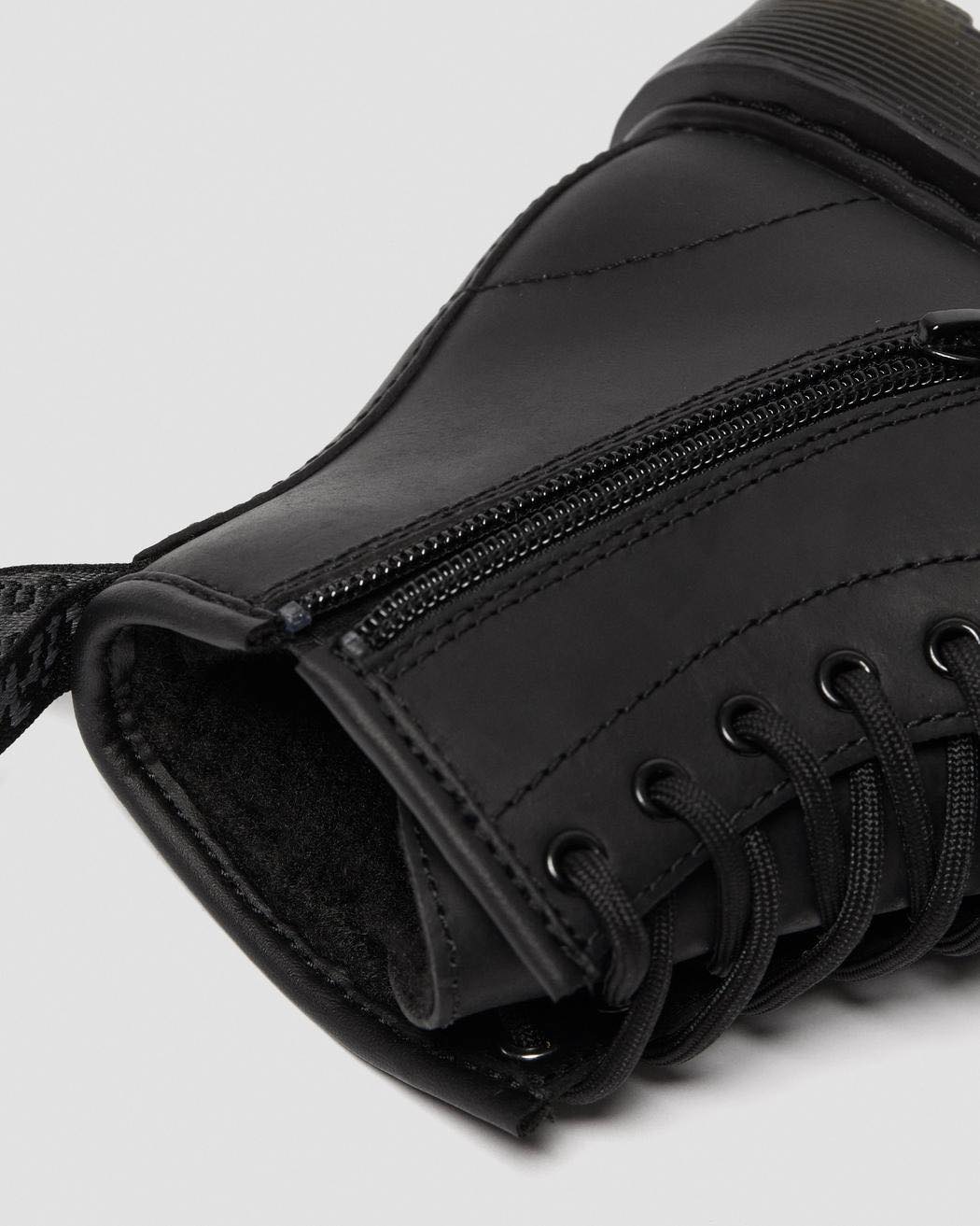 DR MARTENS # 1460 SERENA NOIR IMPERMEABL