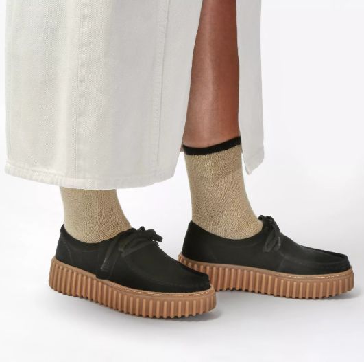 CLARKS # TORNHILL BEE SUEDE NOIR