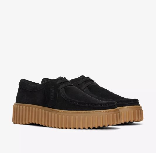 CLARKS # TORNHILL BEE SUEDE NOIR