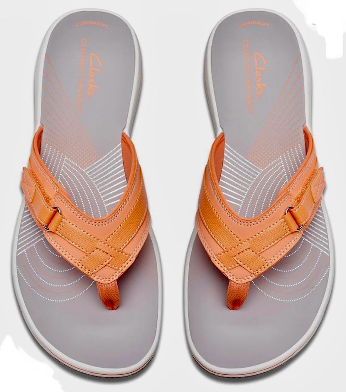 CLARKS # BREEZE SEA TANGERINE