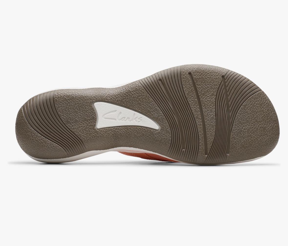 CLARKS # BREEZE SEA TANGERINE