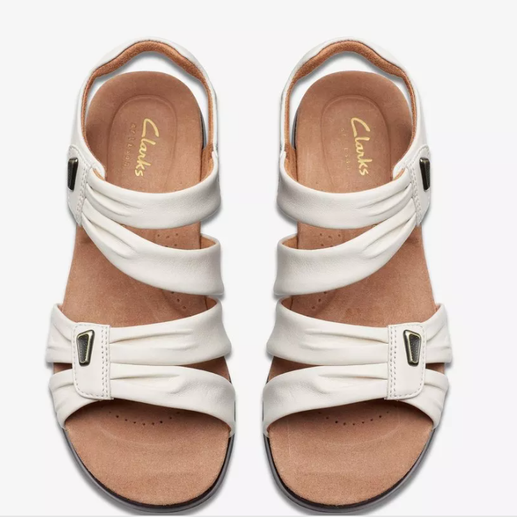 CLARKS # KITLY AVE OFF WHITE BLANC CASSÉ