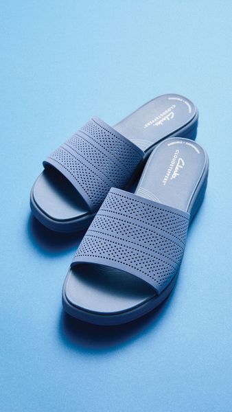 CLARKS # DRIFT TWIST LIGHT BLUE