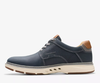 CLARKS # UN BRILEY PACE MARINE CUIR
