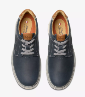 CLARKS # UN BRILEY PACE MARINE CUIR