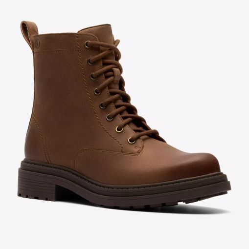 CLARKS #ORINOCO 3 STYLE WP WALNUT CUIR