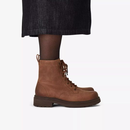 CLARKS #ORINOCO 3 STYLE WP WALNUT CUIR
