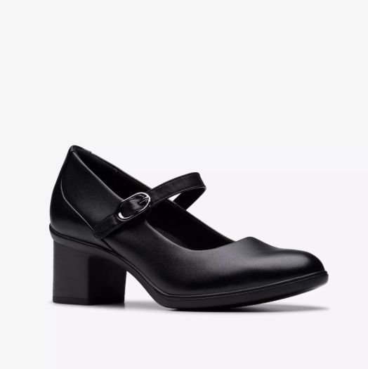 CLARKS # SHAYA JANE CUIR NOIR