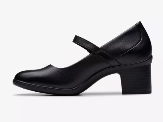 CLARKS # SHAYA JANE CUIR NOIR
