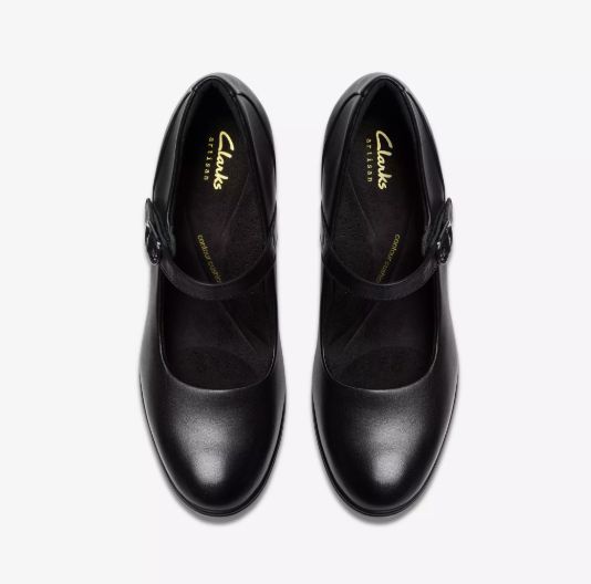 CLARKS # SHAYA JANE CUIR NOIR