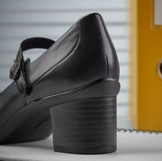 CLARKS # SHAYA JANE CUIR NOIR