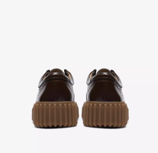 CLARKS # TORHILL BEE BRUN FONCÉ VERNIS