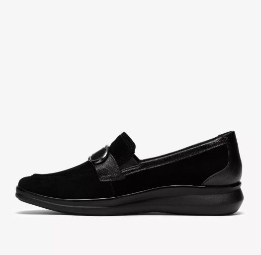 CLARKS # LYNELL BAY SUEDE NOIR
