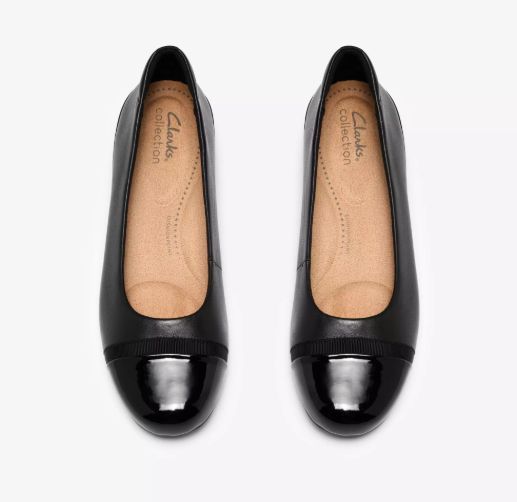 CLARKS # CATHRYNN DUSK VERNIS NOIR