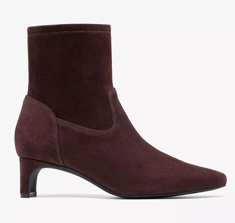 CLARKS # EDINA STRECH SUEDE STRETCH