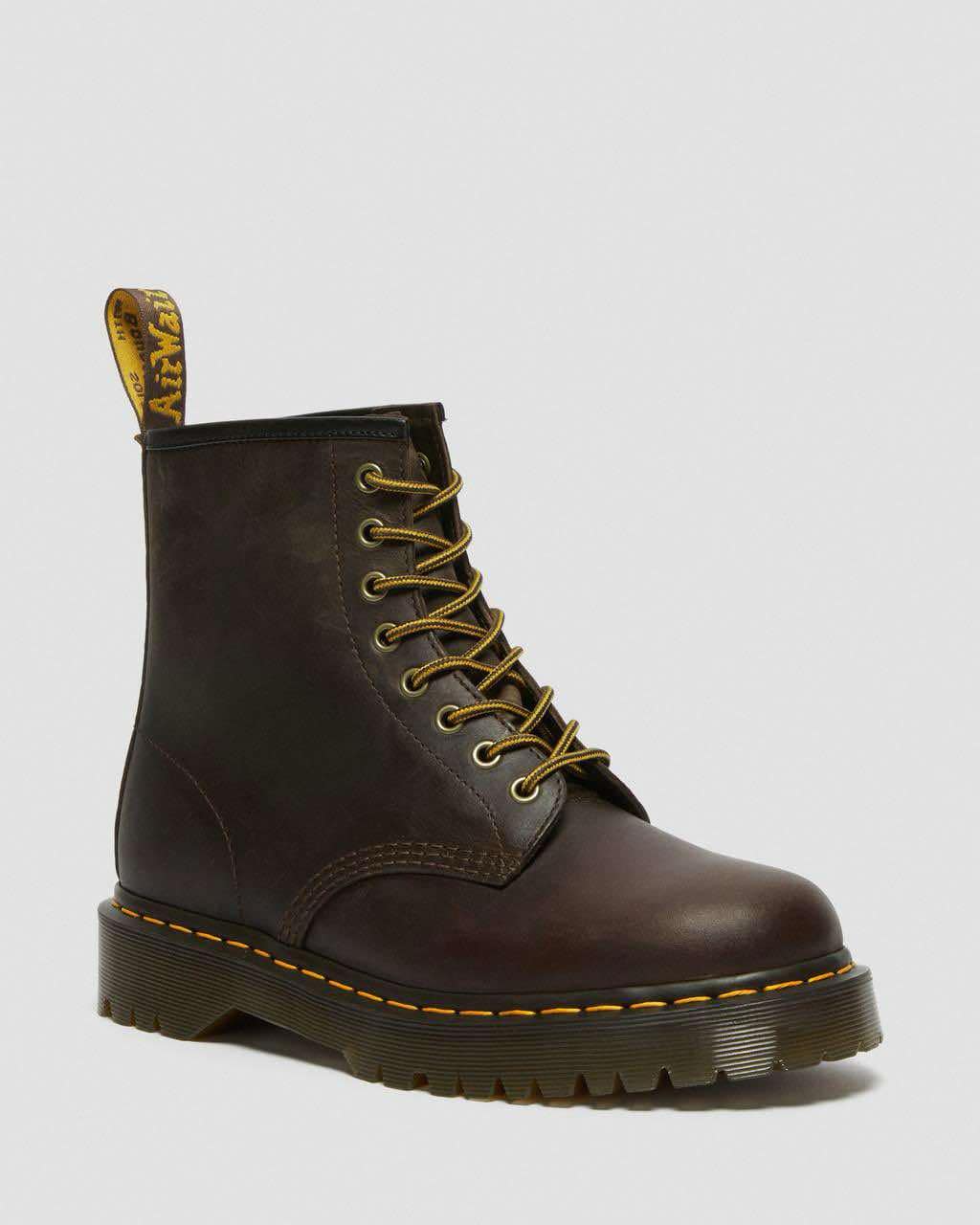 DR MARTENS # 1460 BEX DARK CRAZY HORSE