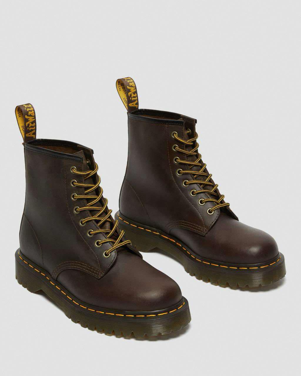 DR MARTENS # 1460 BEX DARK CRAZY HORSE