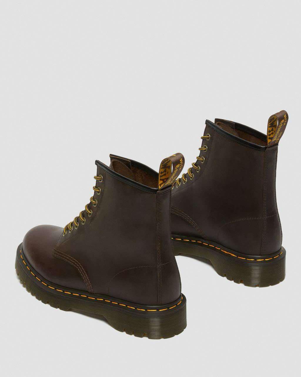 DR MARTENS # 1460 BEX DARK CRAZY HORSE
