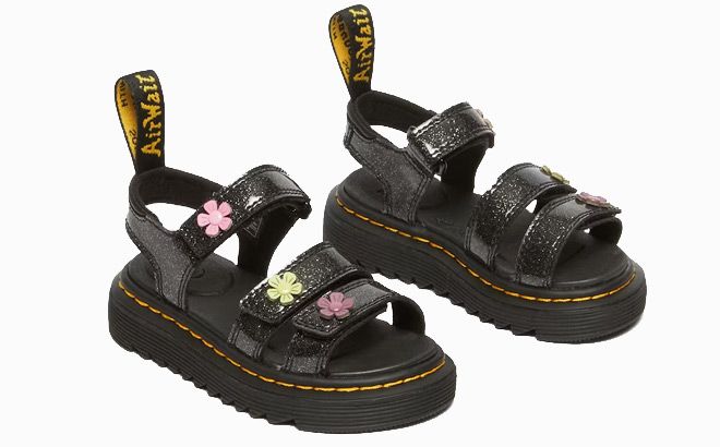 DR MARTENS # KLAIRE FLORAL NOIR MULTI