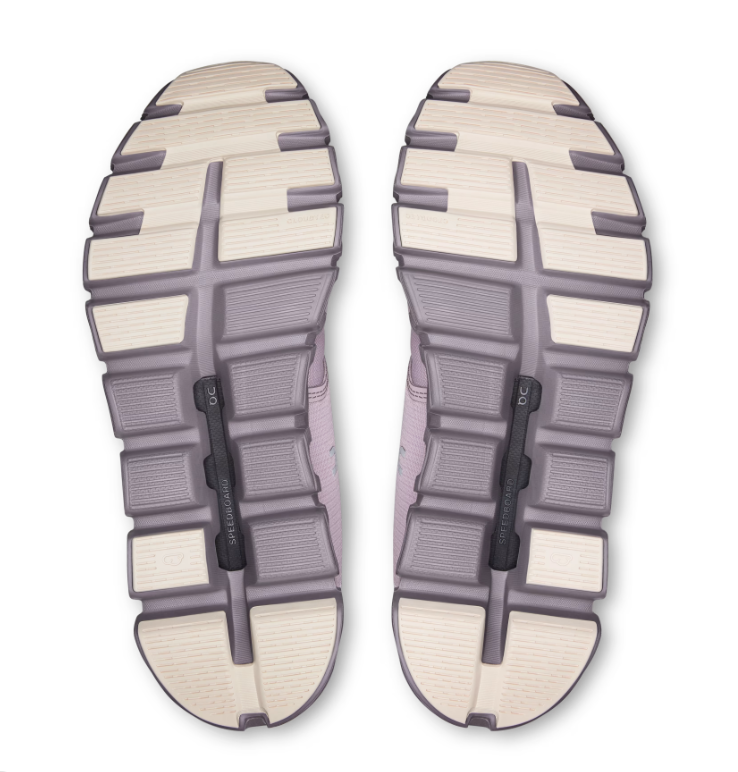 ON # CLOUD 6 IMPERMÉABLE MAUVE/ZINC