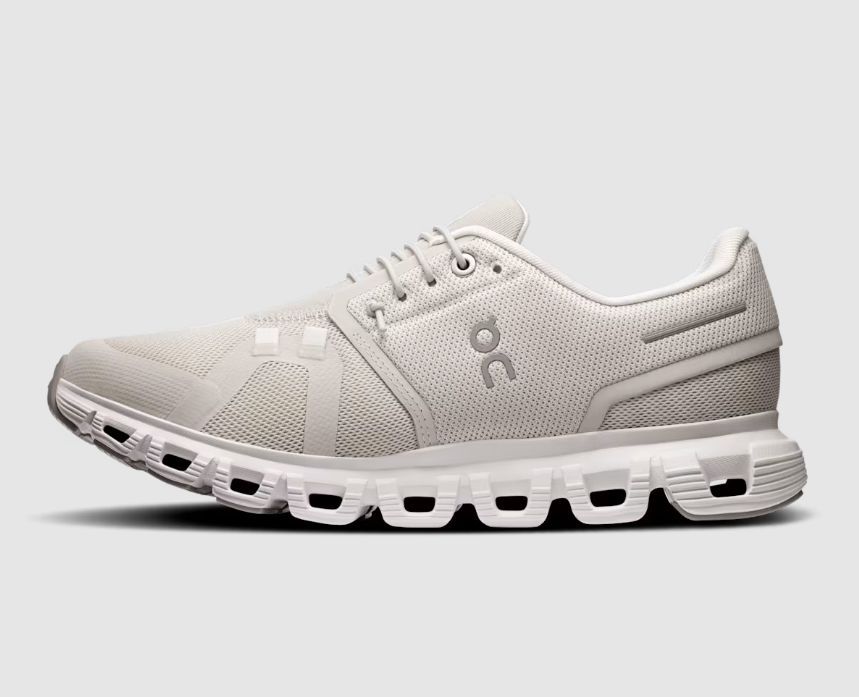 ON # CLOUD 6 WIDE PERLE/BLANC
