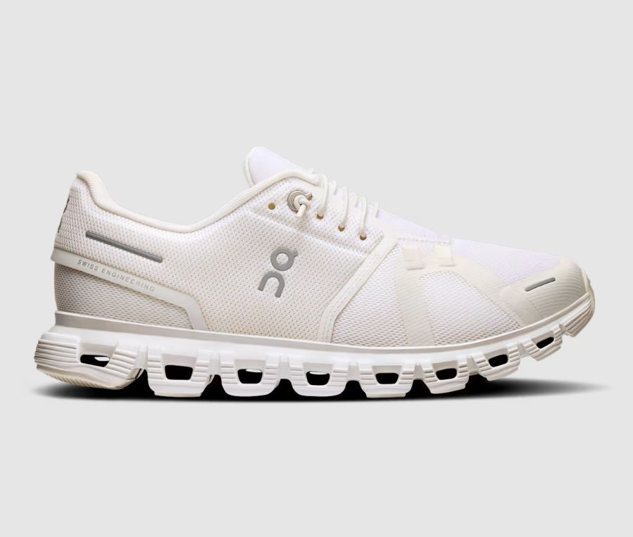 ON # CLOUD 6 WIDE BLANC