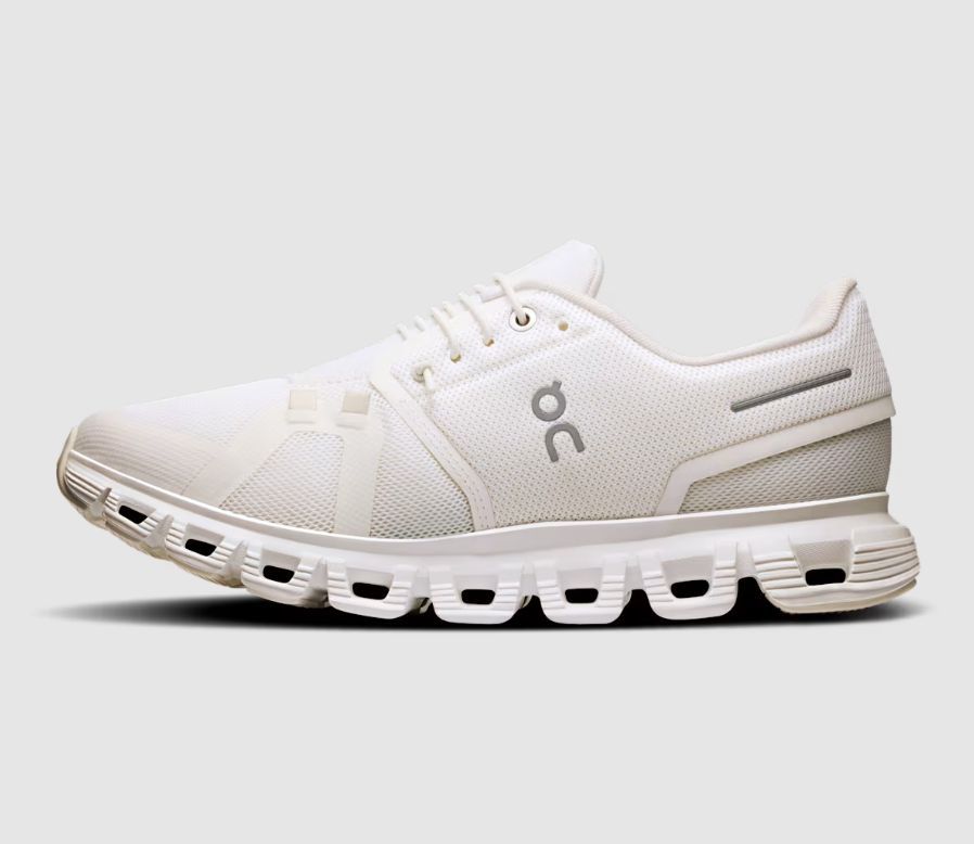 ON # CLOUD 6 WIDE BLANC