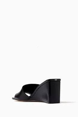 MICHAEL KORS # MERRIAM WEDGE NOIR