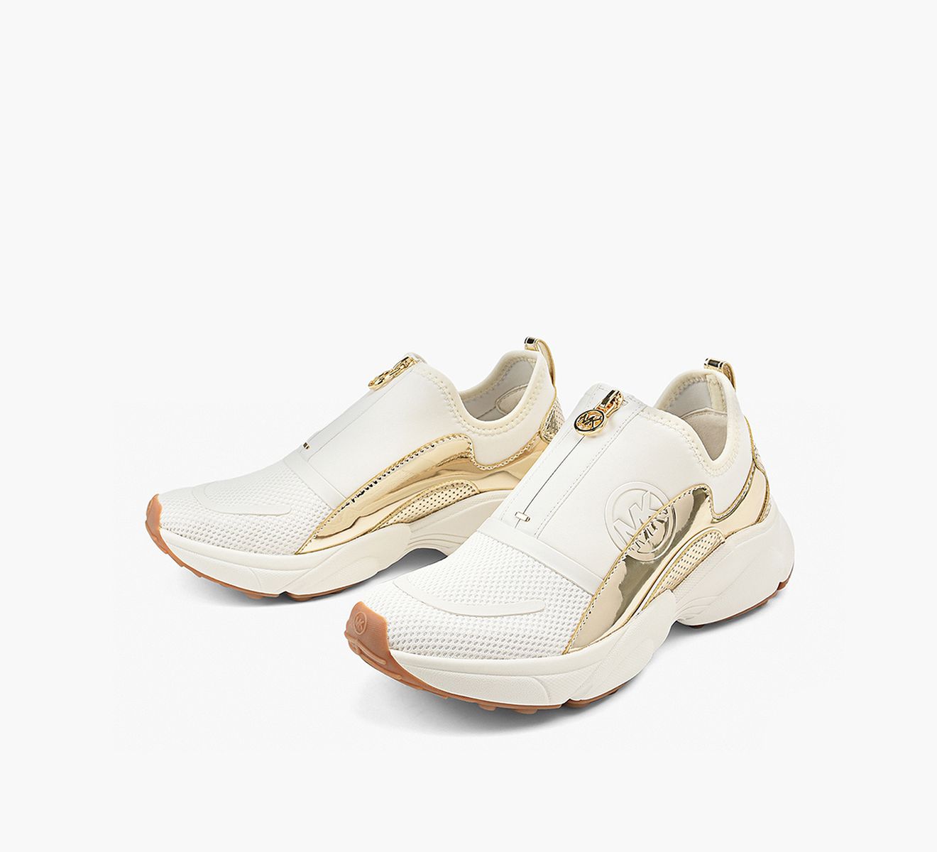 MICHAEL KORS # SAMI ZIP TRAINER BEIGE OR