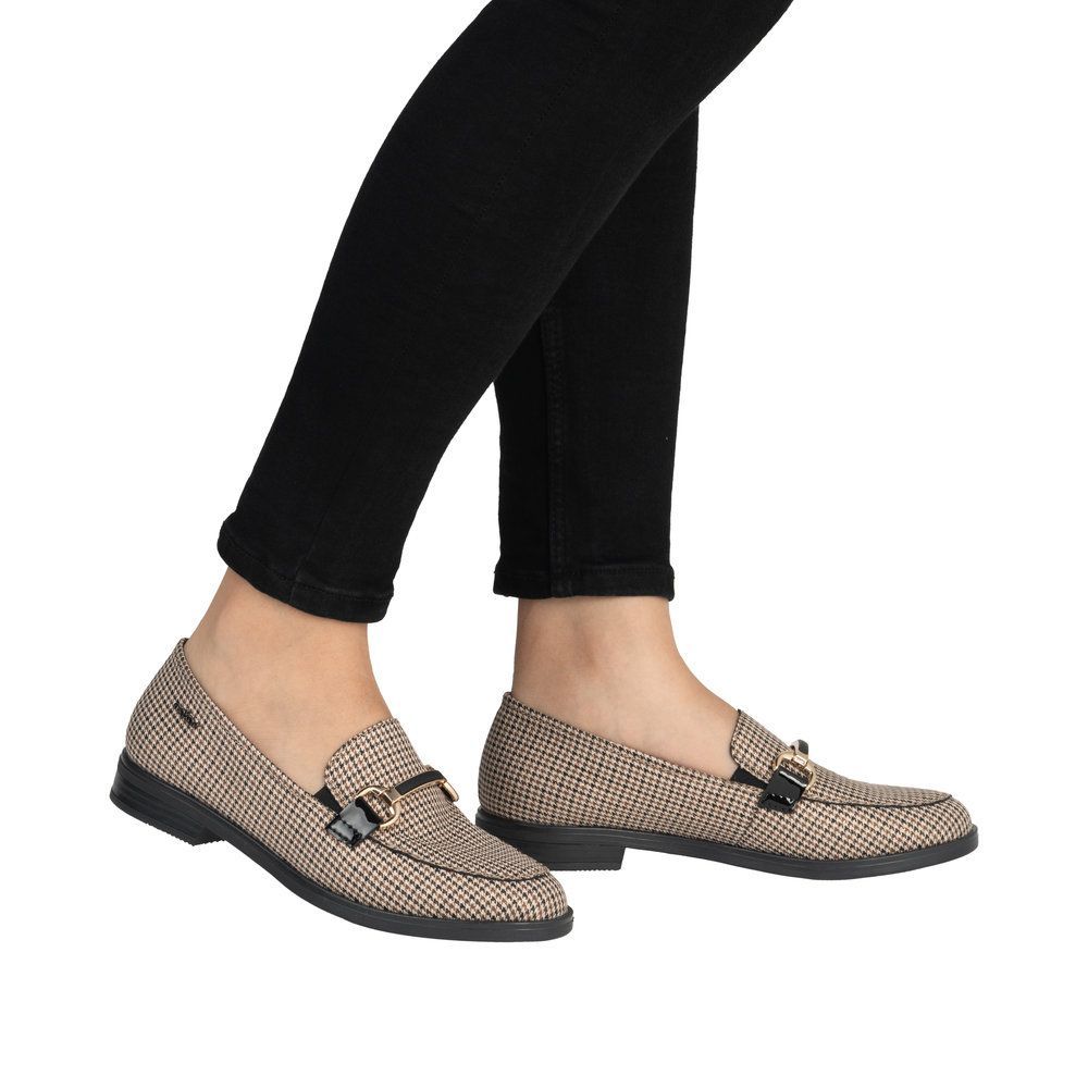 RIEKER # 46264-60 BEIGE/NOIR