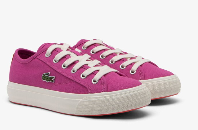 LACOSTE # BACKCOURT ROSE/OFFWHT