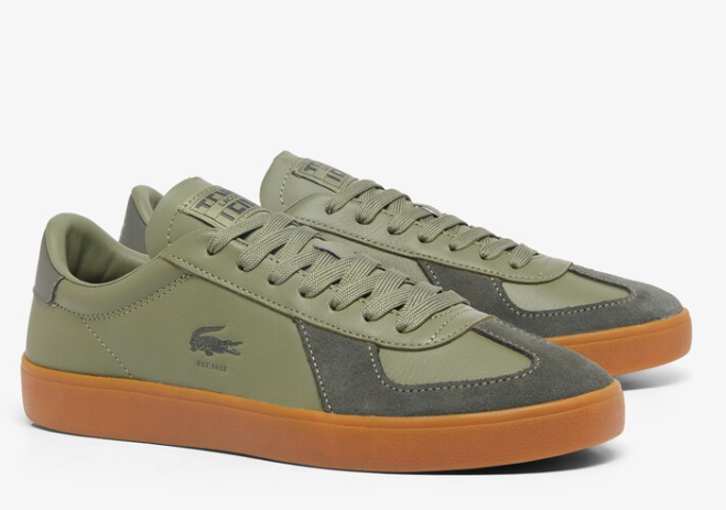 LACOSTE # BASESHOT PRO KAKI