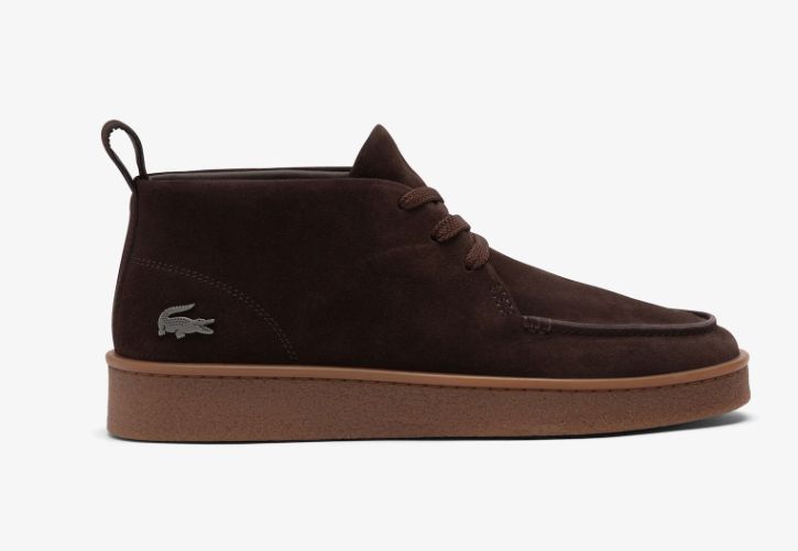 LACOSTE # BASESHOT CHUKKA BRUN SUEDE