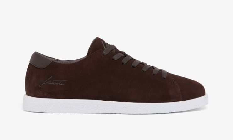 LACOSTE # LINECOURT BRUN SUEDE