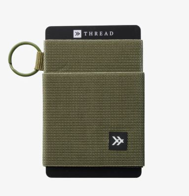 THREAD # ELASTIC WALLET OLIVE