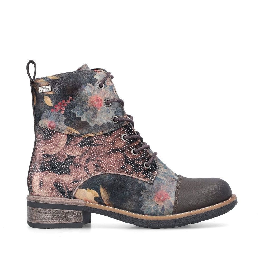 RIEKER # 94611-91 BRUN MULTI FLORAL