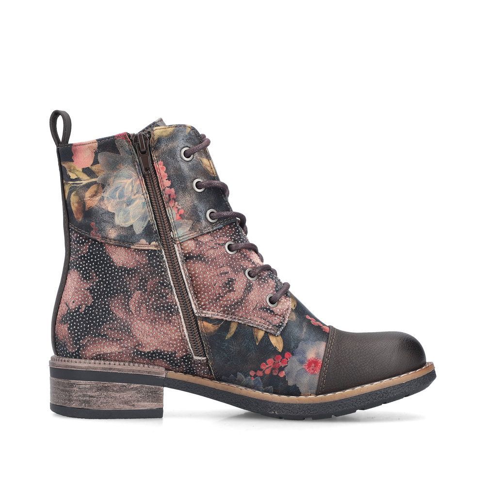 RIEKER # 94611-91 BRUN MULTI FLORAL