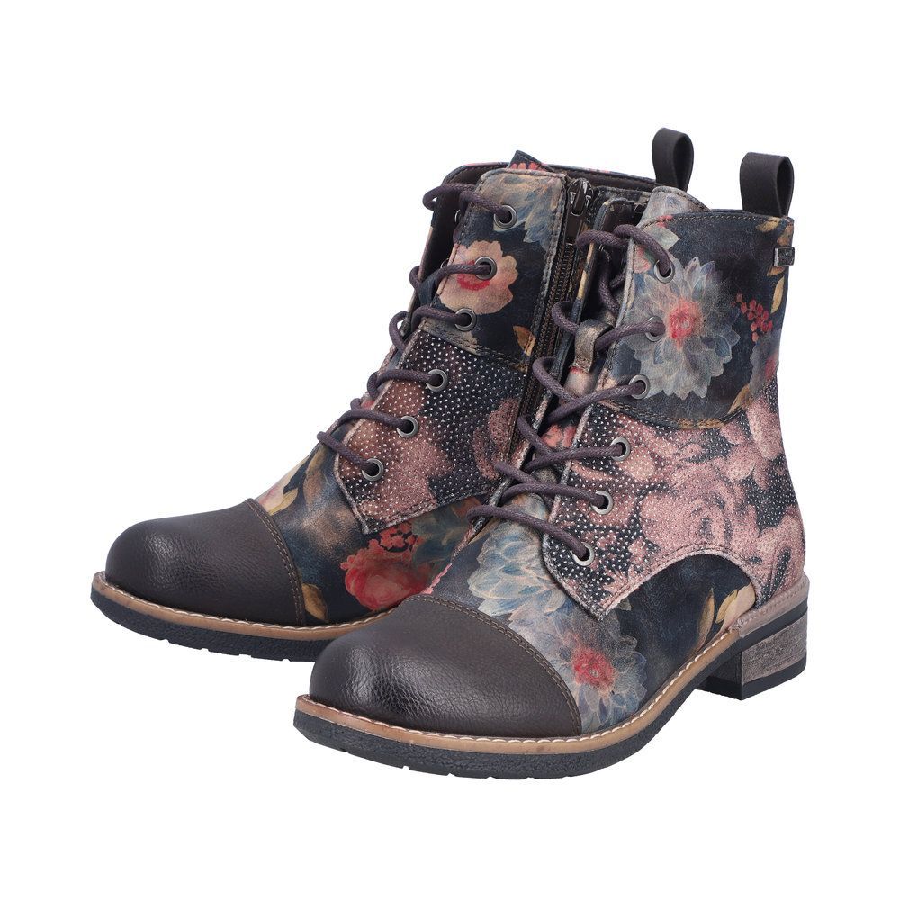 RIEKER # 94611-91 BRUN MULTI FLORAL