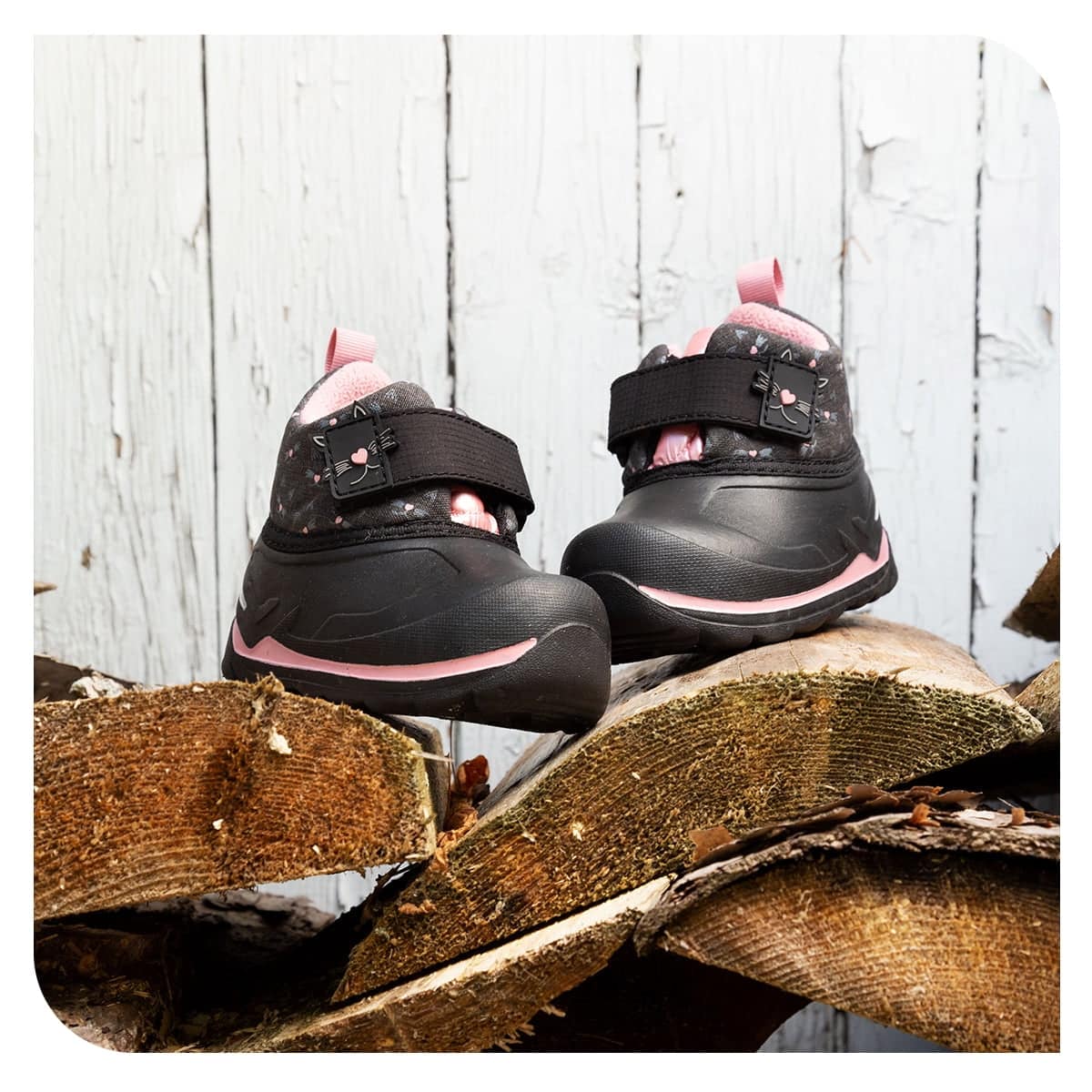 ACTON # DUCKIES NOIR/ROSE