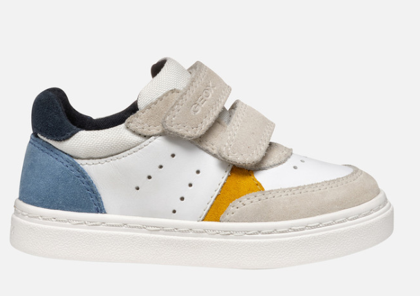 GEOX # NASHIK BLANC/BLEU
