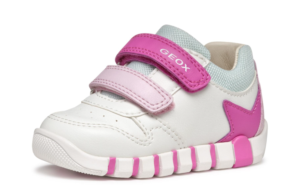 GEOX # LUPIDOO BLANC/ROSE